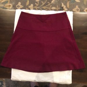 maroon skirt - loft